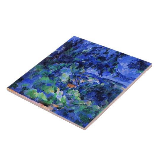 Cezanne - Blaue Landschaft Fliese (Seite)