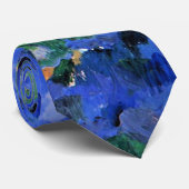 Cezanne - Blaue Landschaft Krawatte (Gerollt)