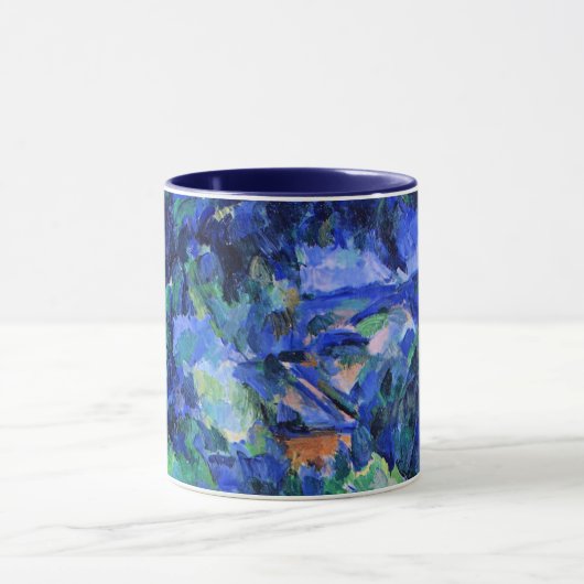 Cezanne - Blaue Landschaft Tasse (Zentrum)