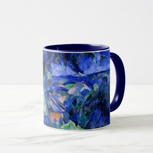 Cezanne - Blaue Landschaft Tasse (VorderseiteRechts)