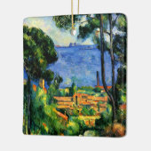 Cezanne - Blick auf l'Estaque, Keramikornament (Links)