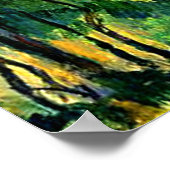 Cezanne - Blick auf l'Estaque Poster (Ecke)