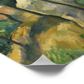 Cézanne - Blick aufs Meer im L'Estaque Poster (Ecke)