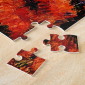 Cezanne - Blick durch die Bäume Puzzle (Seite)