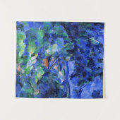 Cezanne, Blue Landscape fine art, Wandteppich (Vorderseite (Horizontal))