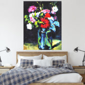 Cezanne - Blume in einer Vase, Kunstmalerei Leinwanddruck (Insitu (Schlafzimmer))