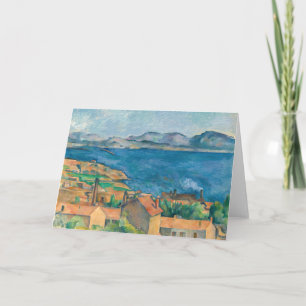 Cezanne - Bucht von Marseille, von L'Estaque aus g Karte