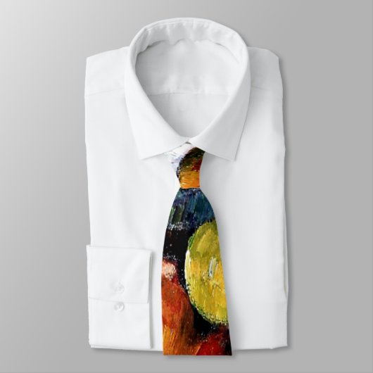 Cezanne - Compotier, Glas, Äpfel Krawatte (Gebunden)
