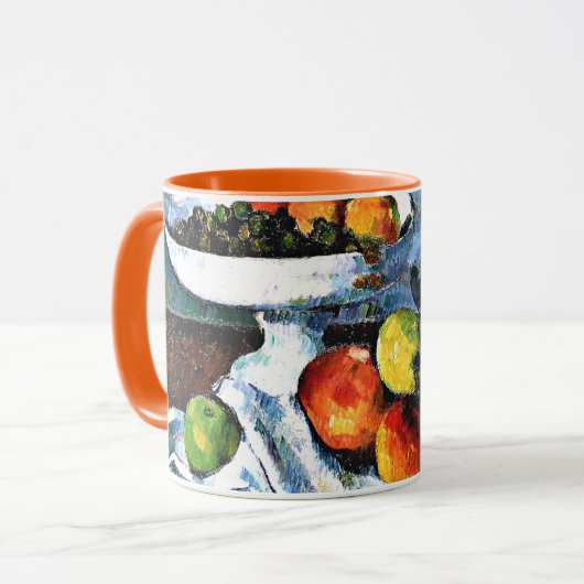 Cezanne - Compotier, Glas und Apple, Tasse (Vorderseite Links)