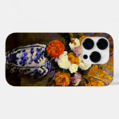 Cezanne - Dahlias in einer Delft-Vase Case-Mate iPhone Hülle (Rückseite (Horizontal))
