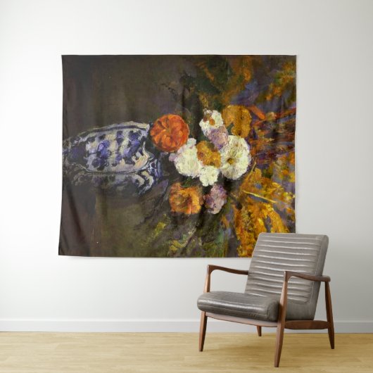 Cezanne - Dahlias Wandteppich (Beispiel (Horizontal))