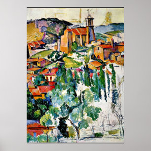 Cezanne - Das Dorf Gardanne Poster