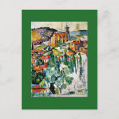 Cezanne - Das Dorf Gardanne Postkarte (Vorderseite)