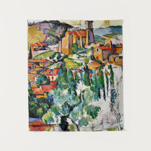 Cezanne - Das Dorf Gardanne Wandteppich