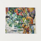 Cezanne - Das Dorf Gardanne Wandteppich (Vorderseite (Horizontal))