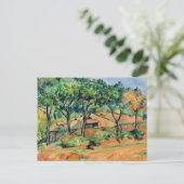 Cezanne - Das Haus in der Provence Postkarte (Stehend Vorderseite)