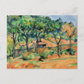 Cezanne - Das Haus in der Provence Postkarte (Vorderseite)