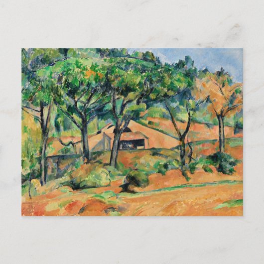 Cezanne - Das Haus in der Provence Postkarte (Vorderseite)