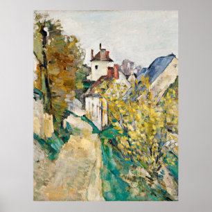 Cezanne, das Haus von Dr. Gachet, Auvers-sur-Oise, Poster