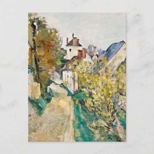 Cezanne, das Haus von Dr. Gachet, Auvers-sur-Oise, Postkarte (Vorderseite)