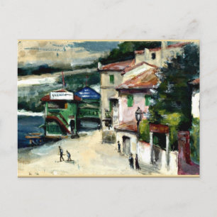 Cezanne - Das Restaurant Mistral in l'Estaque Postkarte