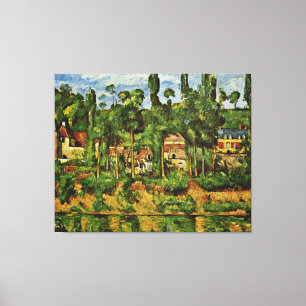 Cezanne - Das Schloss von Medan Leinwanddruck
