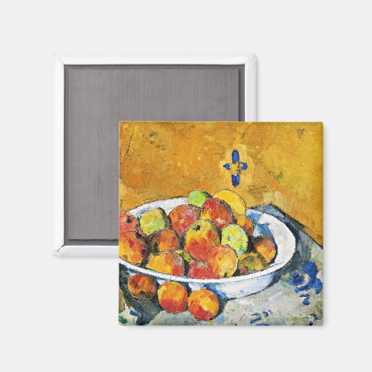 Cezanne - Das Tal der Äpfel Magnet (Vorderseite/Rückseite)