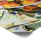 Cezanne - Das Tal der Äpfel Poster (Ecke)