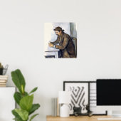 Cézanne - Der Cardplayer Poster (Heimbüro)