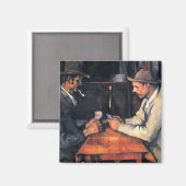 Cezanne: Der Kartenspieler Magnet (Vorderseite/Rückseite)