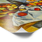 Cezanne Der Korb der Äpfel drucken Fotodruck (Ecke)