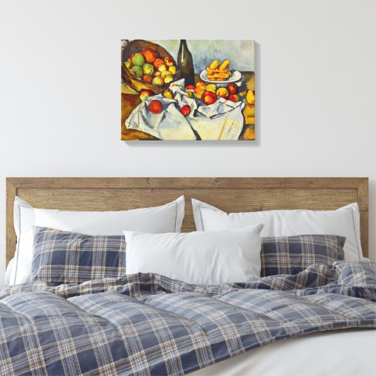 Cezanne Der Korb der Äpfel Leinwanddruck (Insitu (Schlafzimmer))