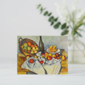 Cezanne Der Korb der Äpfel Postkarte (Stehend Vorderseite)