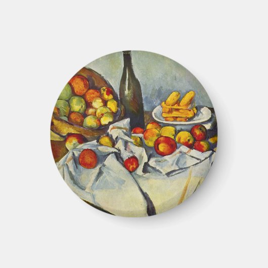 Cezanne Der Korb des Äpfel Magnet (Vorne)