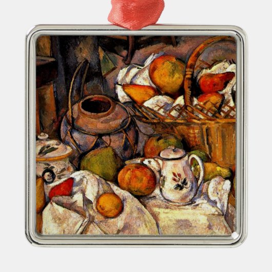 Cezanne - Der Küchentisch, Ornament Aus Metall (Vorne)