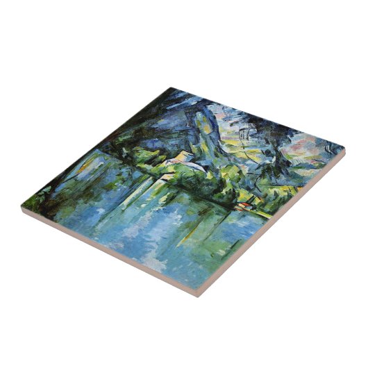Cezanne - Der Lac d'Annecy Fliese (Seite)
