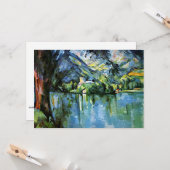 Cezanne - Der Lac d'Annecy Karte (Vorderseite/Rückseite Beispiel)