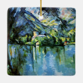 Cezanne - Der Lac d'Annecy Keramikornament (Rückseite)