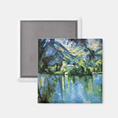 Cezanne - Der Lac d'Annecy Magnet (Vorderseite/Rückseite)