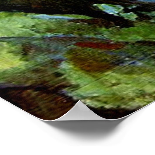 Cezanne - Der Lac d'Annecy Poster (Ecke)