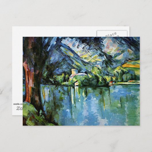 Cezanne - Der Lac d'Annecy Postkarte (Vorne/Hinten)