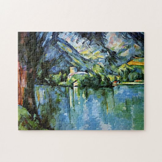 Cezanne - Der See von Annecy Puzzle (Horizontal)