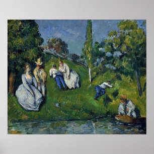 Cézanne - Der Teich Poster