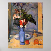 Cezanne - Die blaue Vase Poster (Vorne)