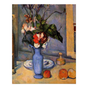 Cezanne - Die blaue Vase Poster