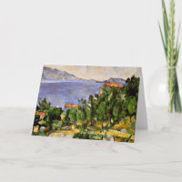 Cezanne - Die Bucht von l'Estaque aus dem Osten