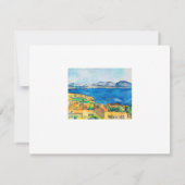 Cezanne: Die Bucht von Marseille, von L’Estaque au (Rückseite)