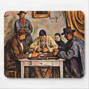 Cezanne - Die Kartenspieler-1892 Mousepad
