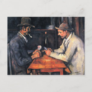 Cezanne - Die Kartenspieler (2) Postkarte