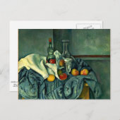 Cezanne - Die Peppermint-Flasche Postkarte (Vorne/Hinten)